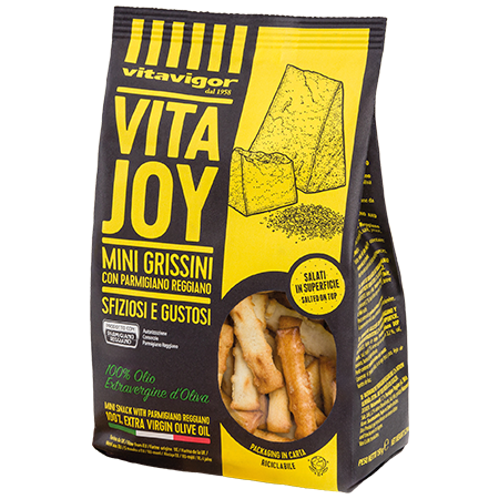 Vitajoy Mini Grissini con Parmigiano Reggiano.